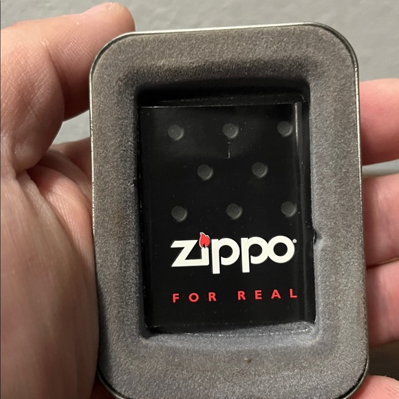 Dale Earnhardt jr. Zippo Silver Lighter with Flame Design/ NWOT!! - Picture 6 of 9